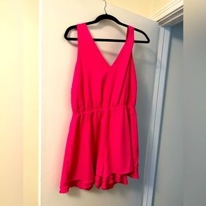 Sugar Lips brand hot pink romper